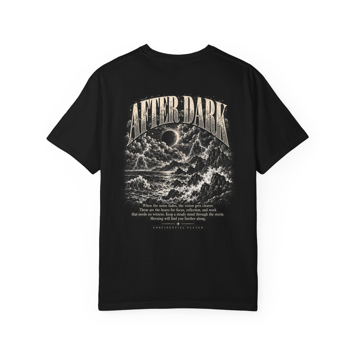 Confidential Player — Black After Dark 1717 T-Shirt