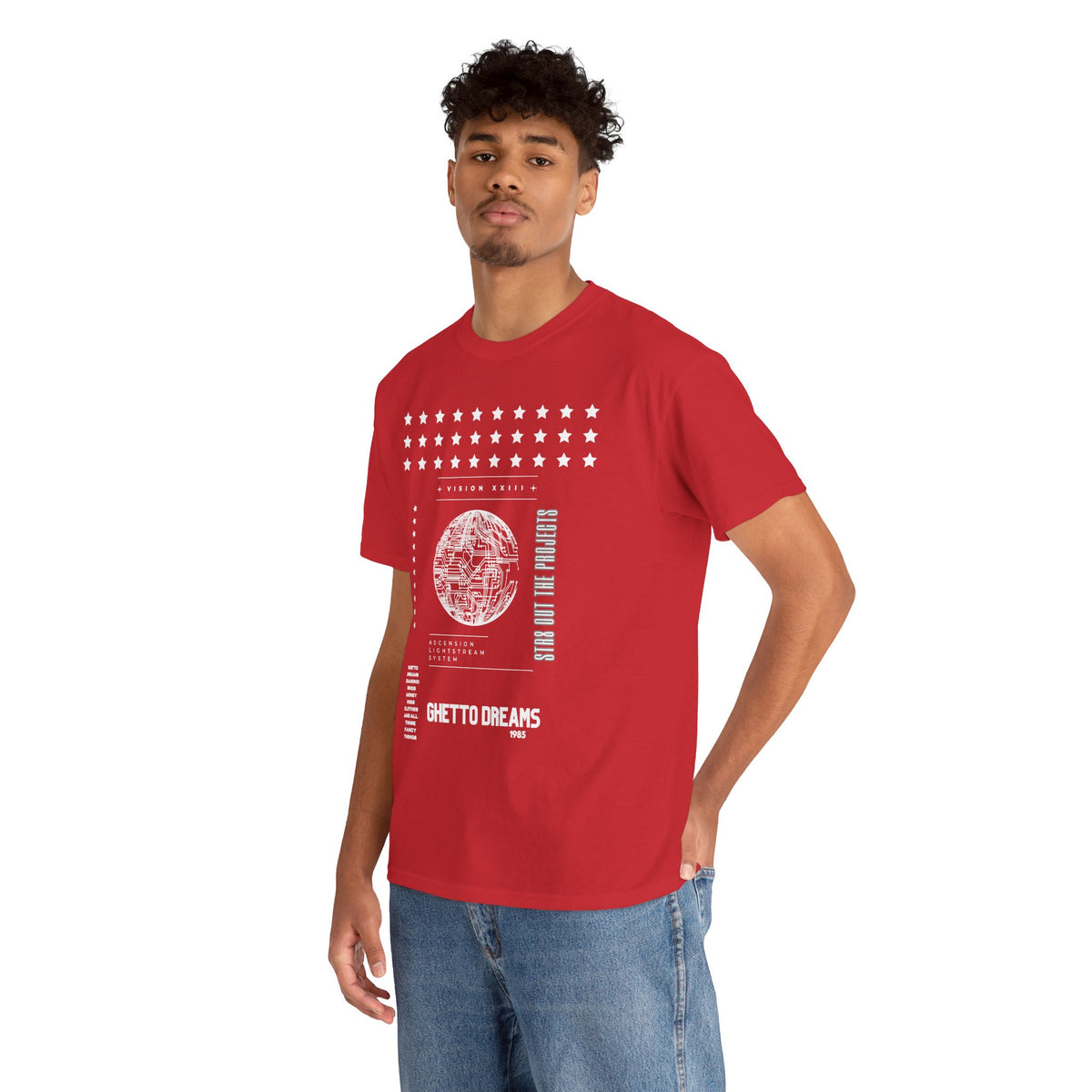 Houston Ghetto Dreams T-Shirt — City Skyline Texas Flag Graphic Tee