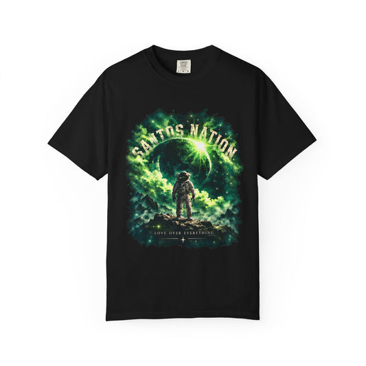 Santos Nation — Green Love Over Everything 1717 T-Shirt
