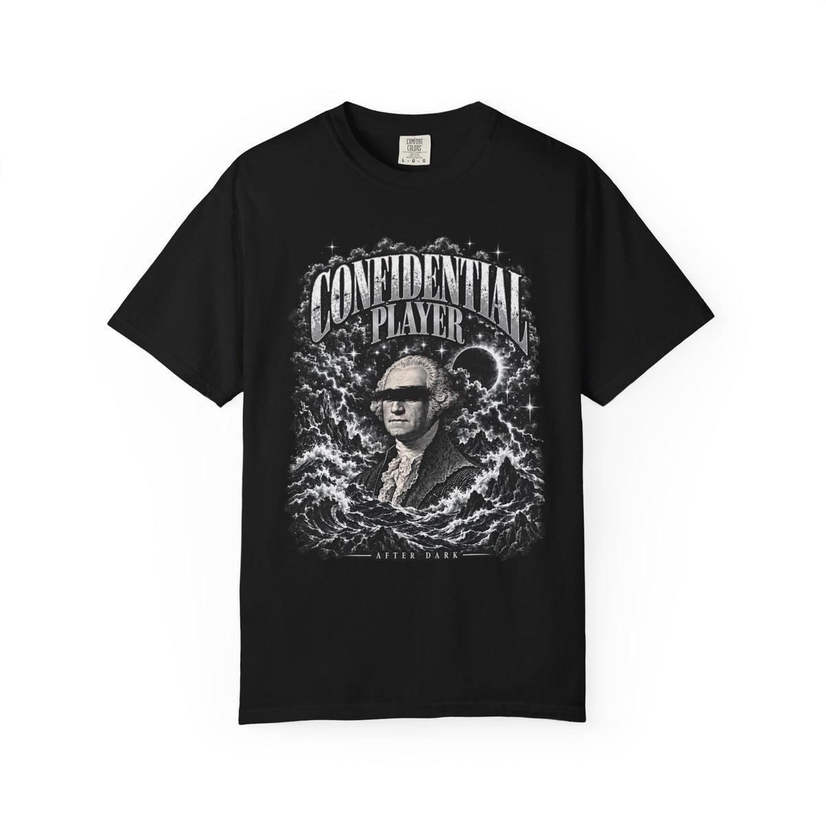 Confidential Player — Black After Dark 1717 T-Shirt
