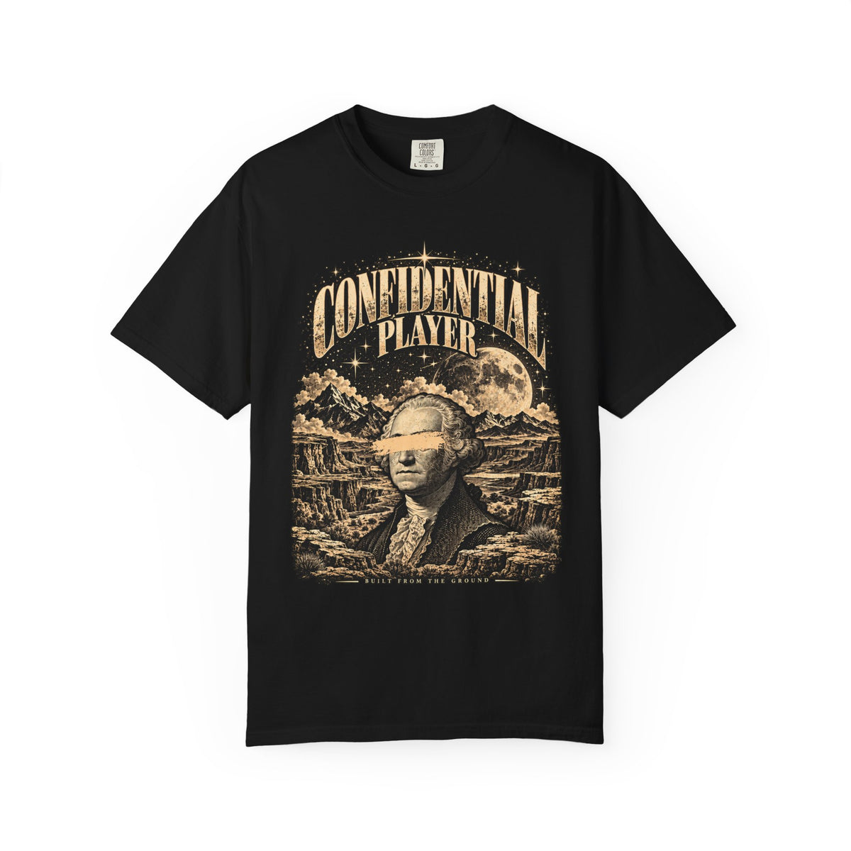Confidential Player — Tan Built from the Ground 1717 T-Shirt