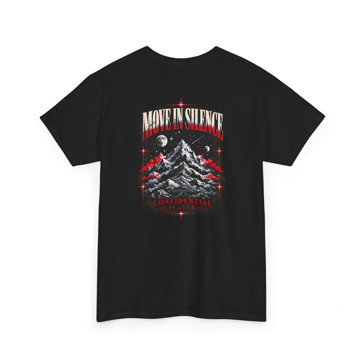 Confidential Player — Crimson Move in Silence T-Shirt