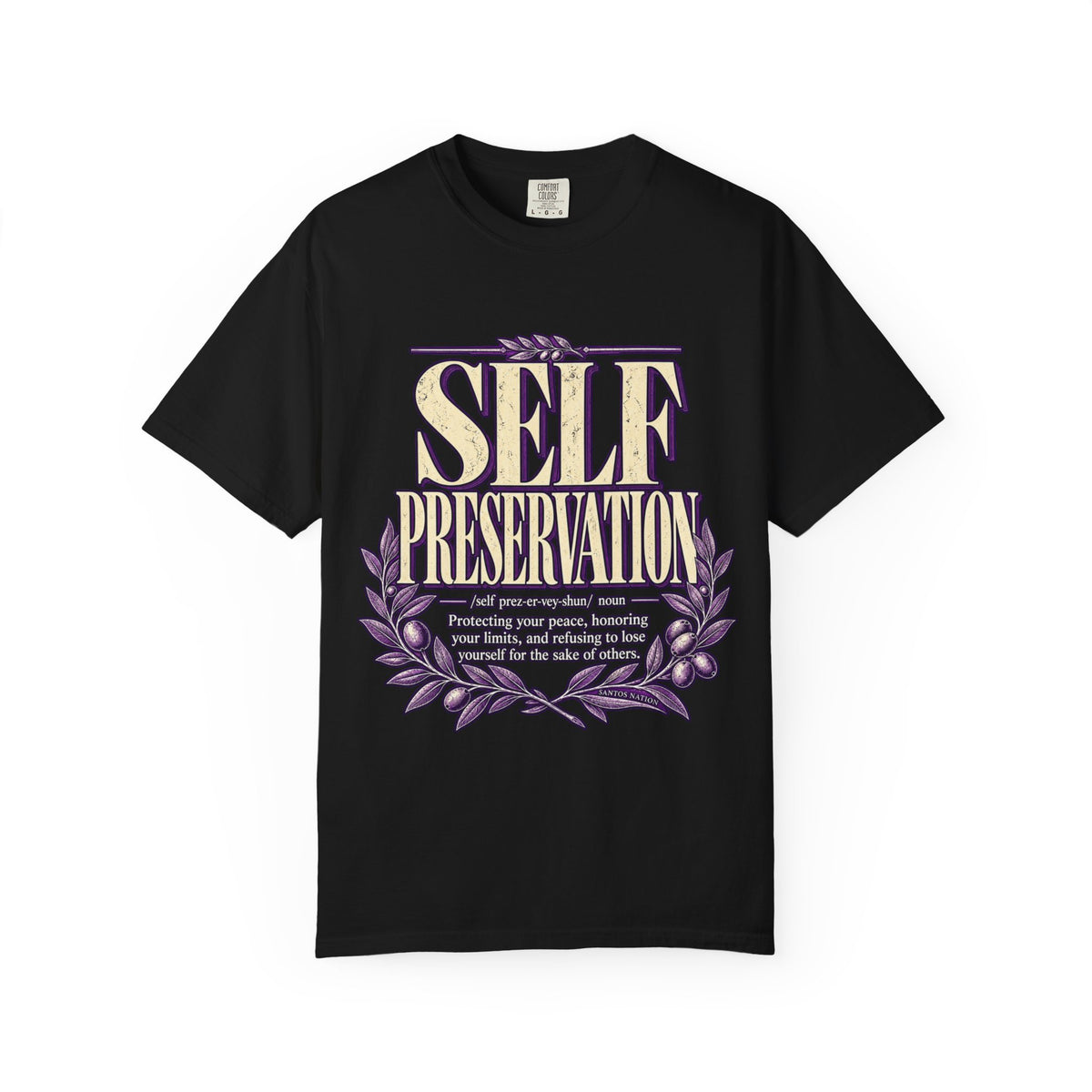 Self Preservation — Purple Pour Into Yourself First 1717 T-Shirt