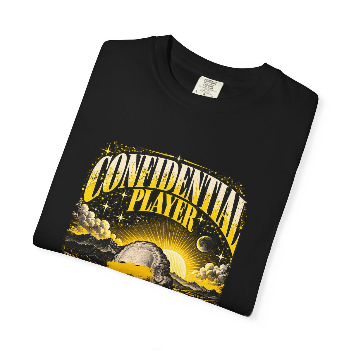 Confidential Player — Yellow Rise with the Sun 1717 T-Shirt