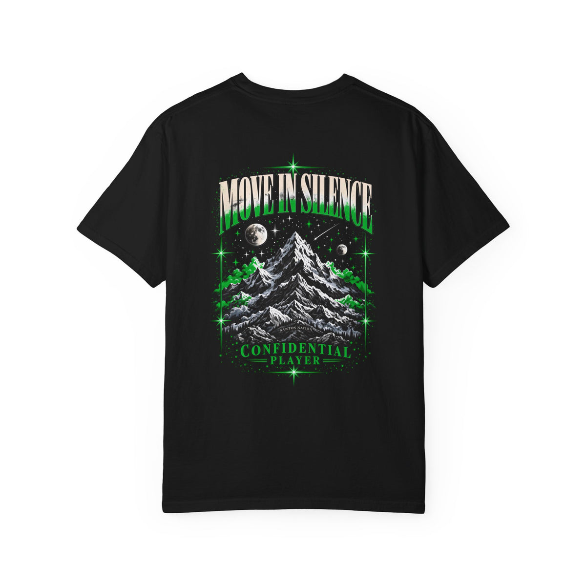 Confidential Player — Green Move in Silence T-Shirt