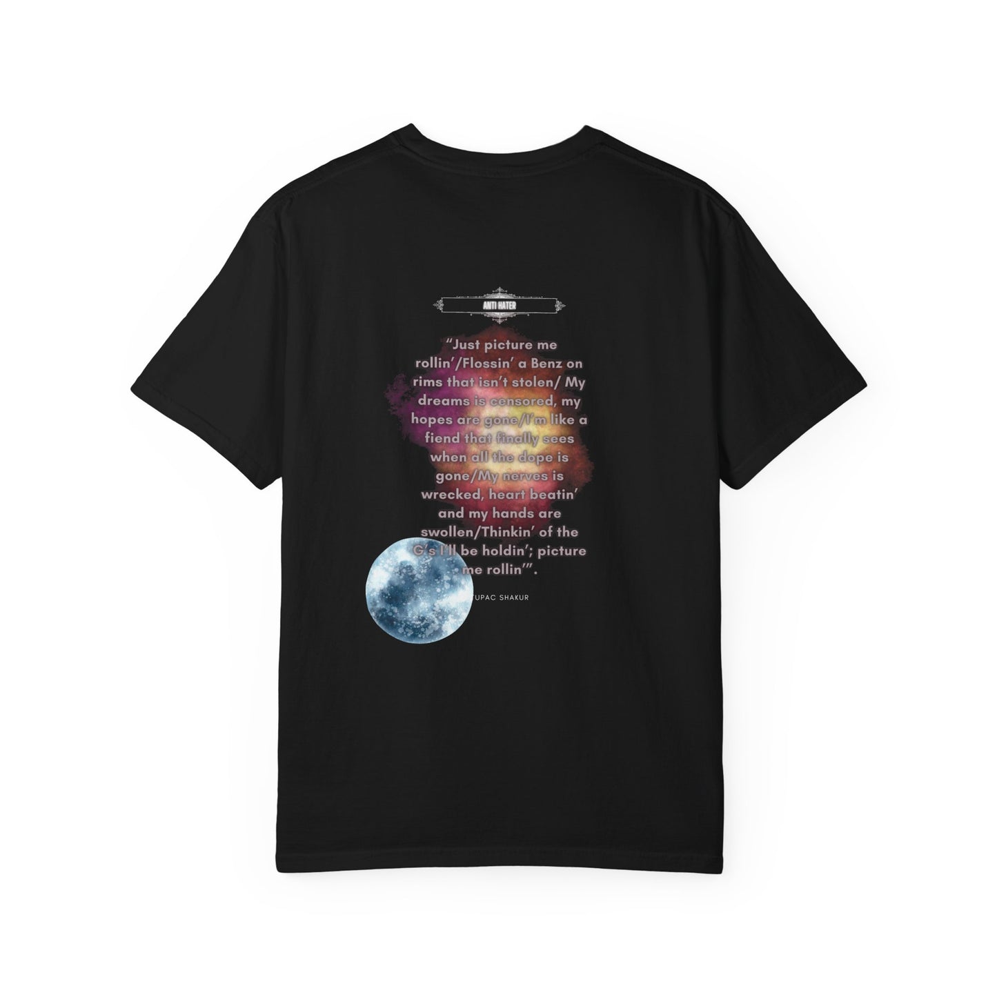 T-Shirt — 'Pressure' Astronaut Earth & Moon Graphic Tee