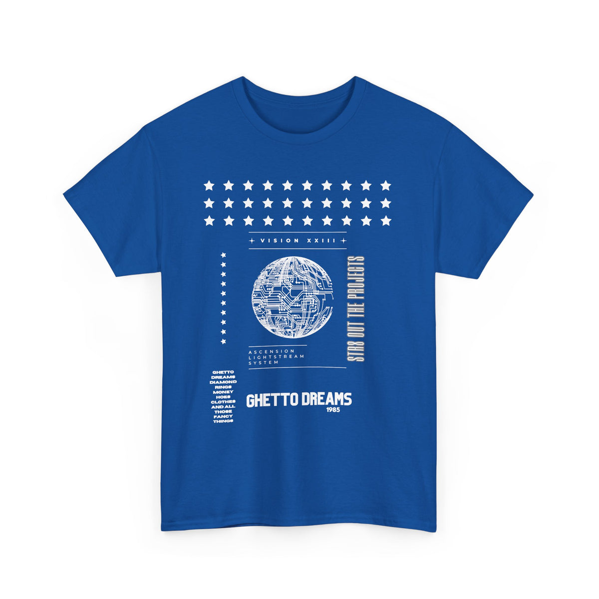 Houston Ghetto Dreams T-Shirt — City Skyline Texas Flag Graphic Tee