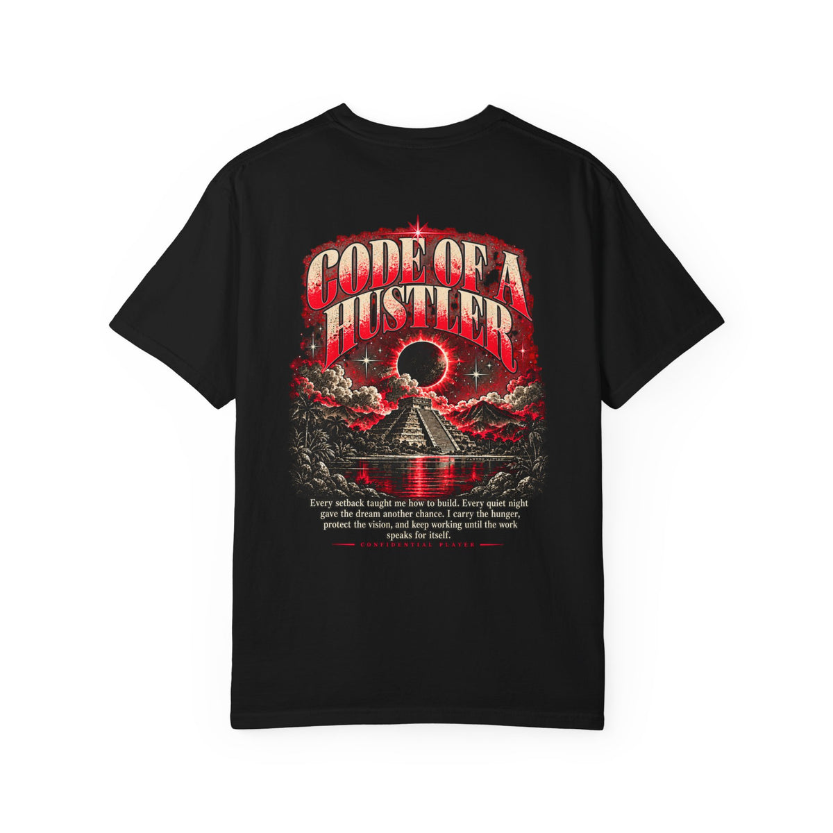 Confidential Player — Red Code of a Hustler 1717 T-Shirt