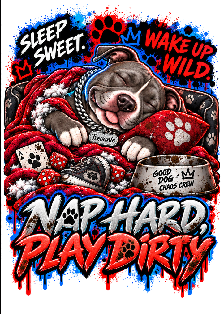Nap Hard, Play Dirty back artwork