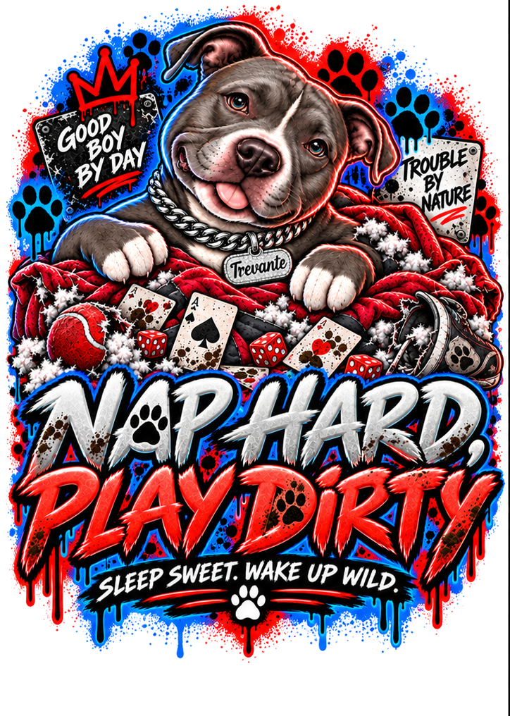Nap Hard, Play Dirty front artwork