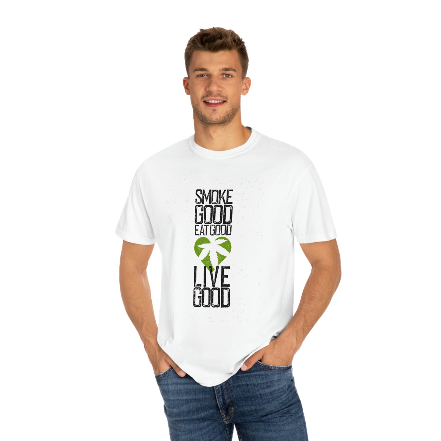 Unisex Garment-Dyed T-shirt Smoke good
