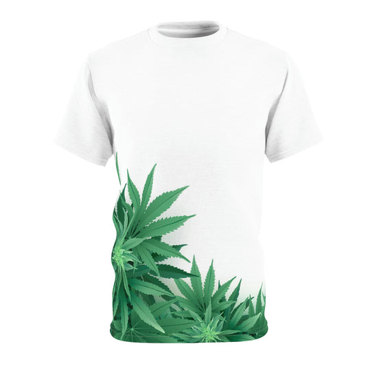 Unisex Cut & Sew Tee (AOP) Dank