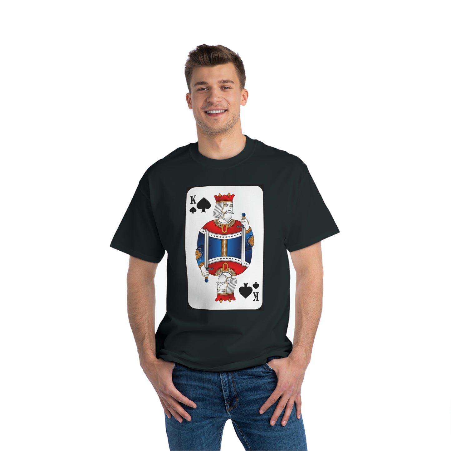 1 Beefy-T® Short-Sleeve T-Shirt King Of Spades