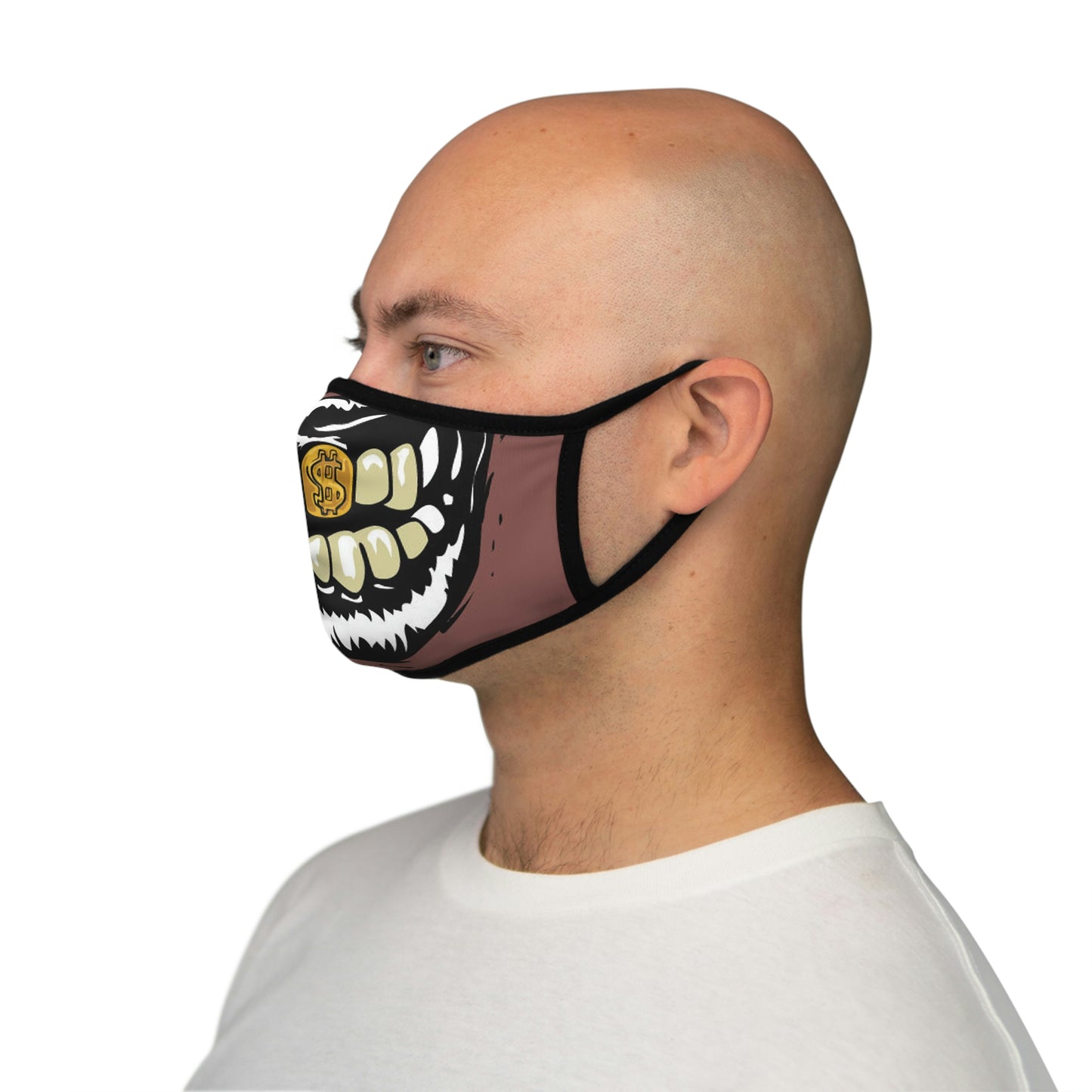 Fitted Polyester Face Mask Mr Nasty Time