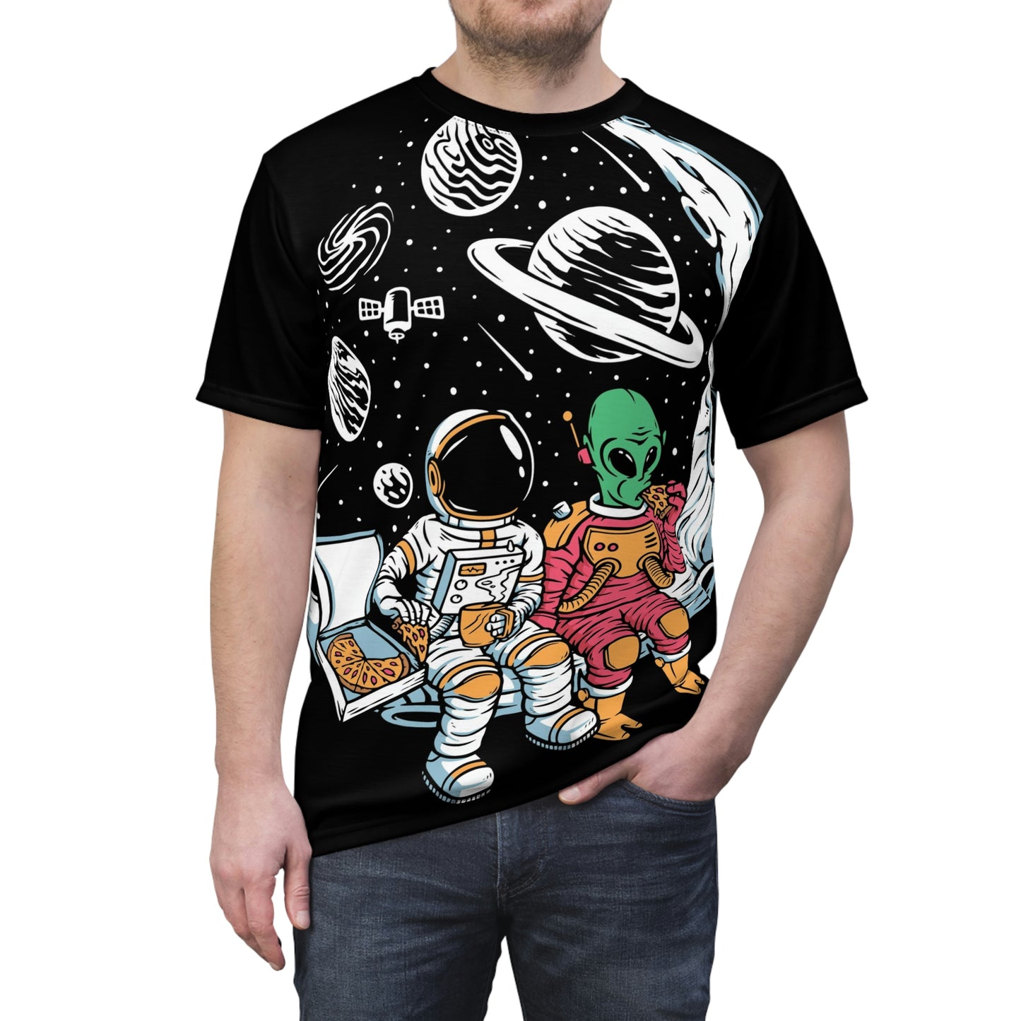 AA Unisex Cut & Sew Tee (AOP) Space Cadet