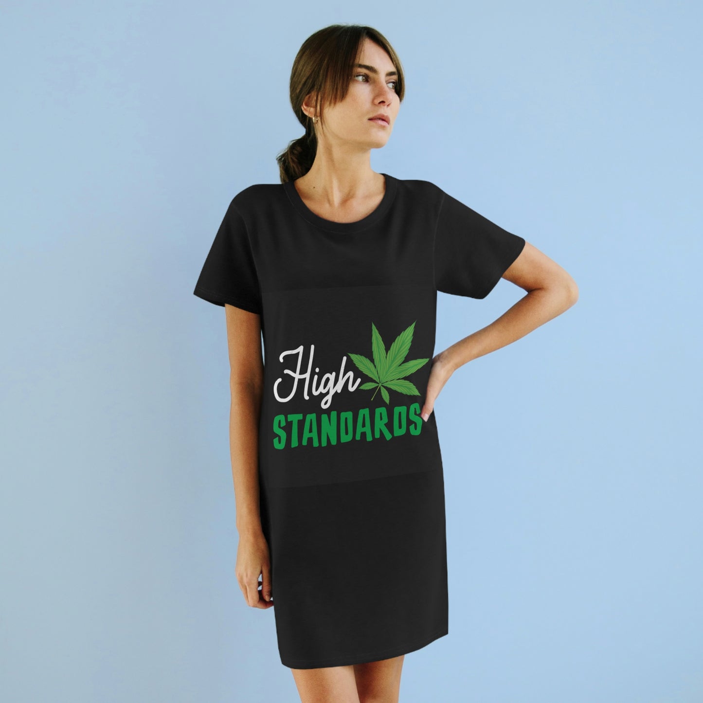 Womens Organic T-Shirt Dress Dank Collection