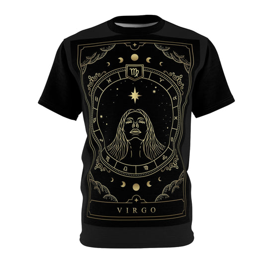 Unisex Cut & Sew Tee (AOP) Space Dust Virgo