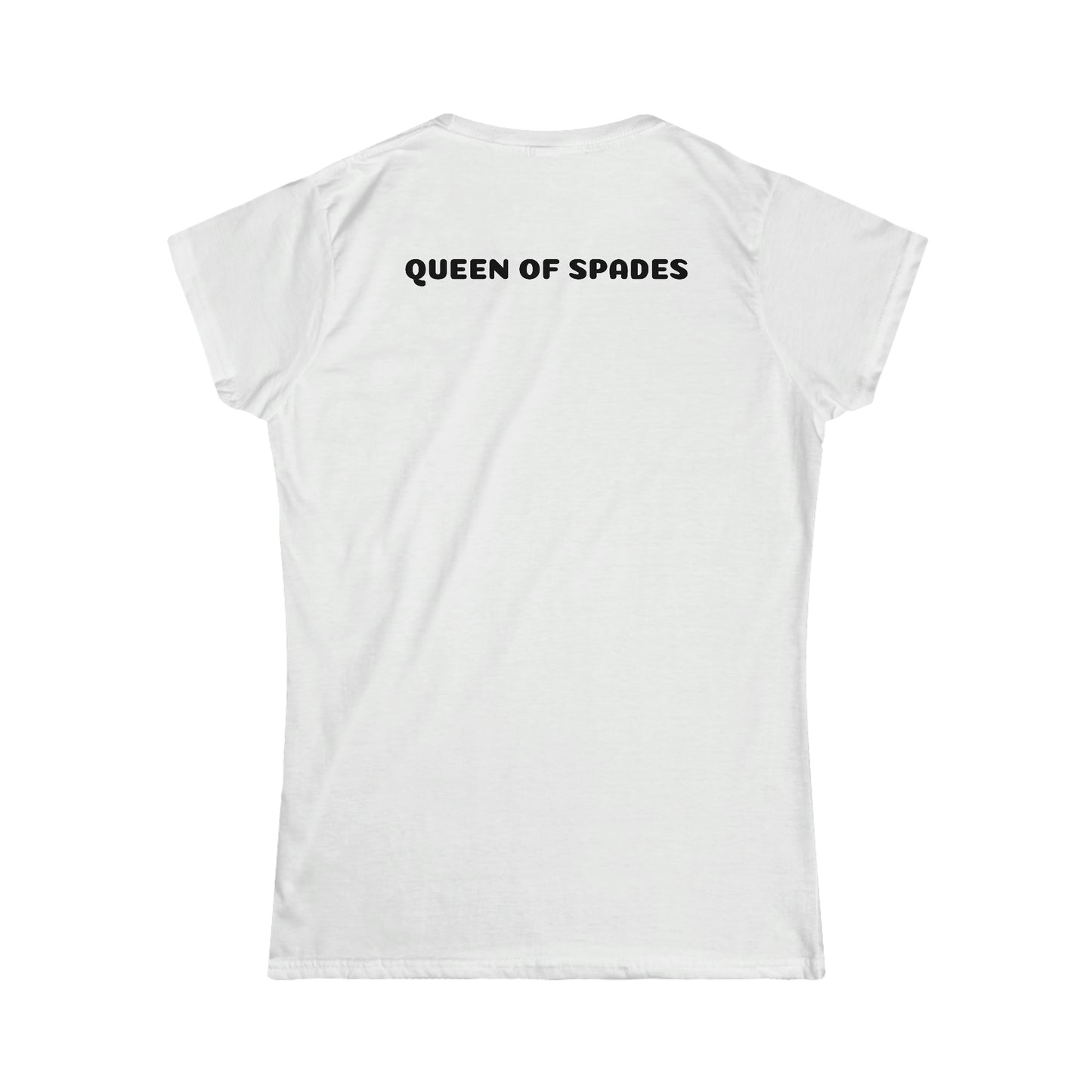 Women's Softstyle Tee Queen Of Spades