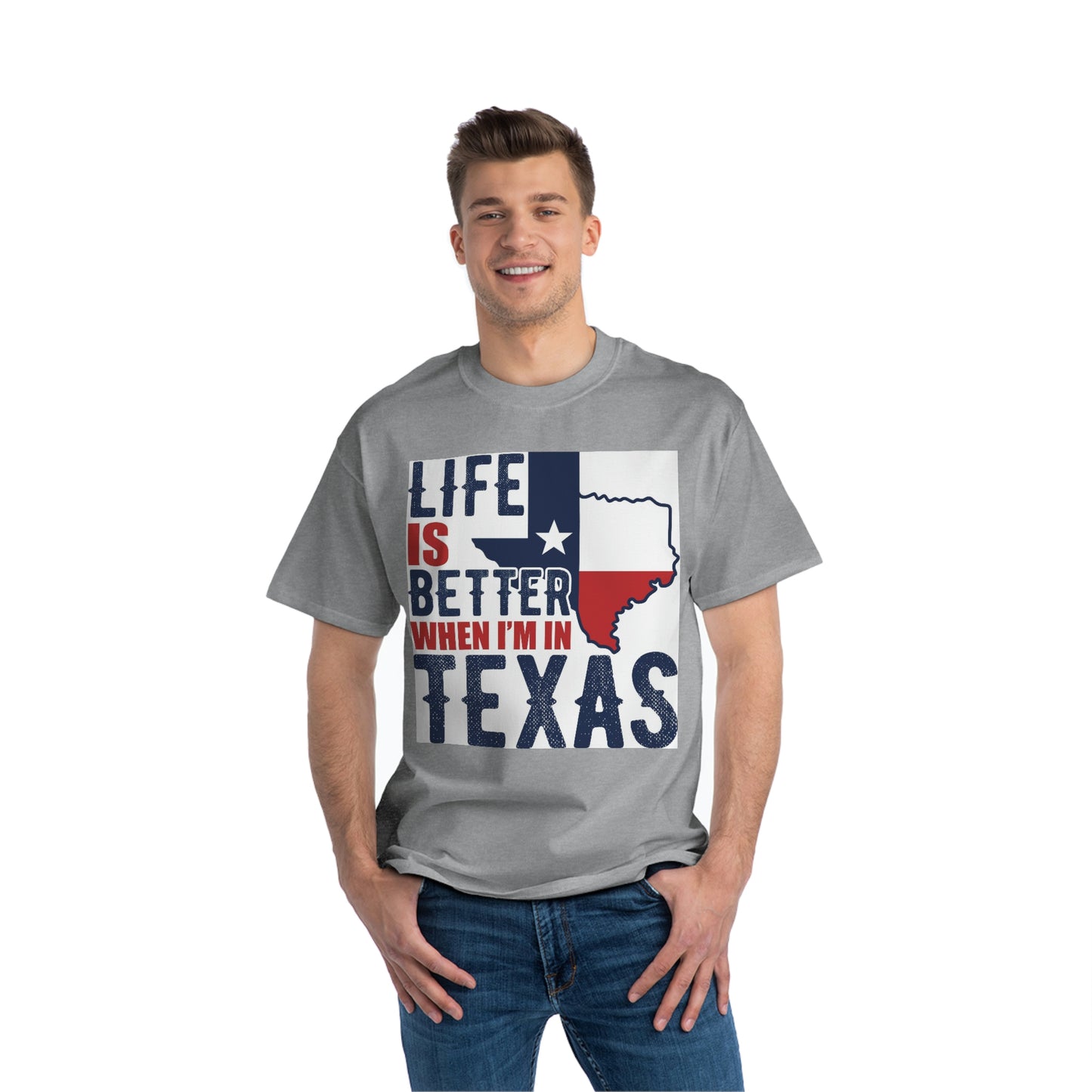 1 Beefy-T®  Short-Sleeve T-Shirt I Love Texas