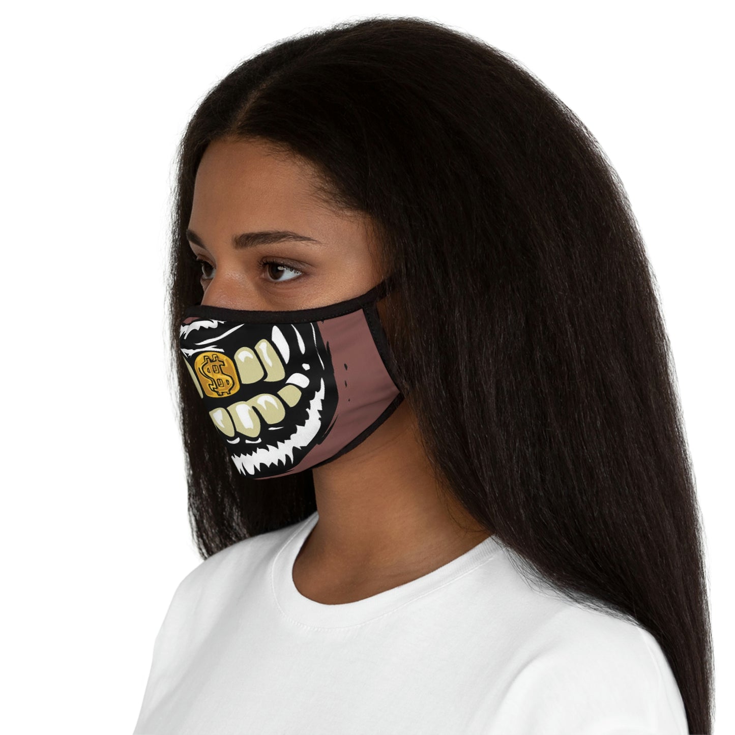 Fitted Polyester Face Mask Mr Nasty Time