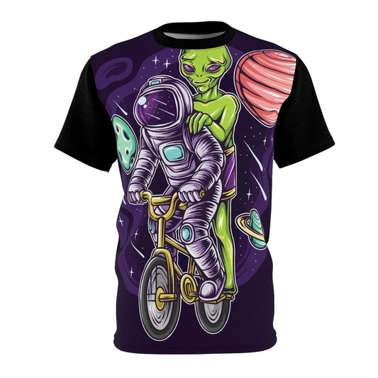 Unisex Cut & Sew Tee (AOP) Space Cadet