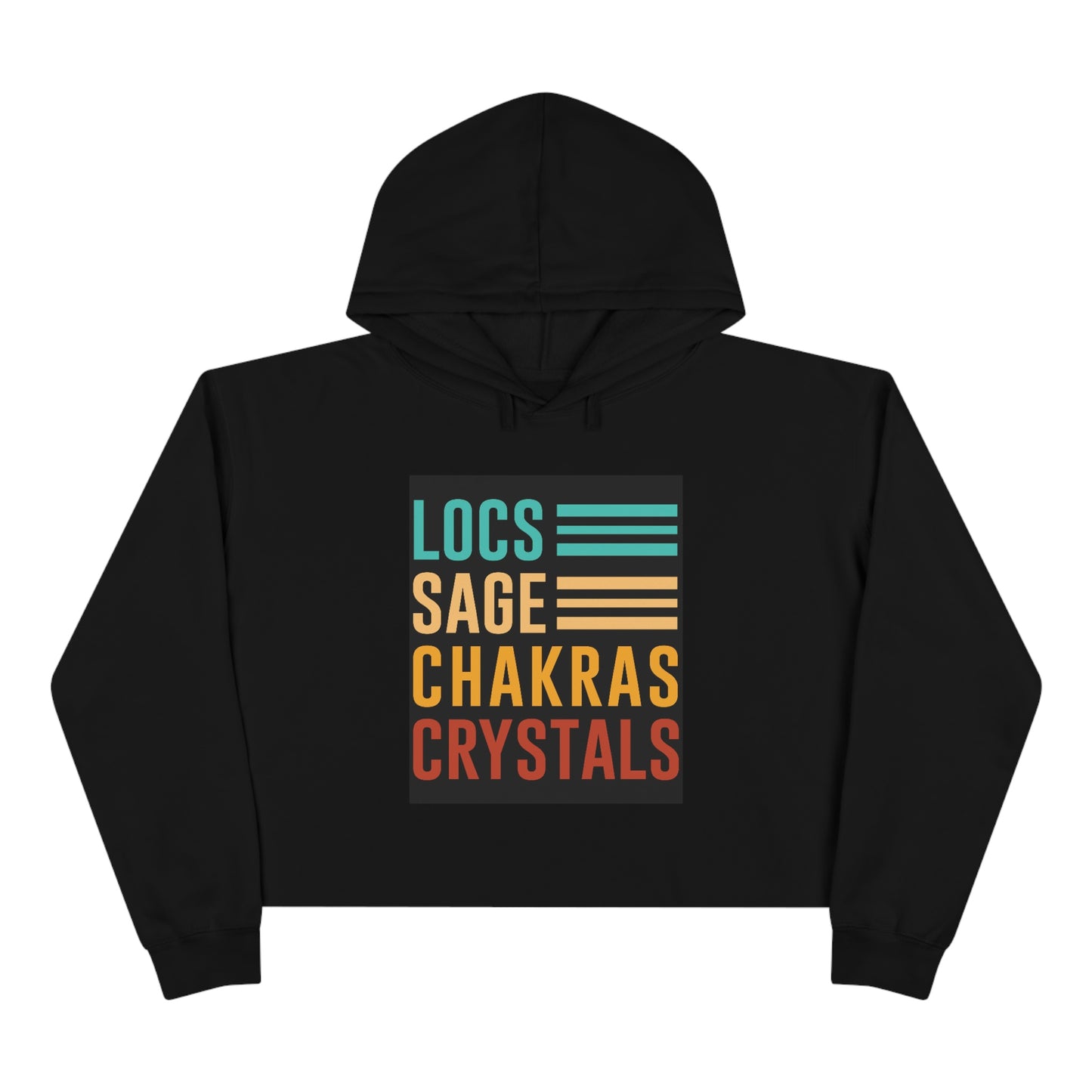 Womens Crop Hoodie Loc'd In