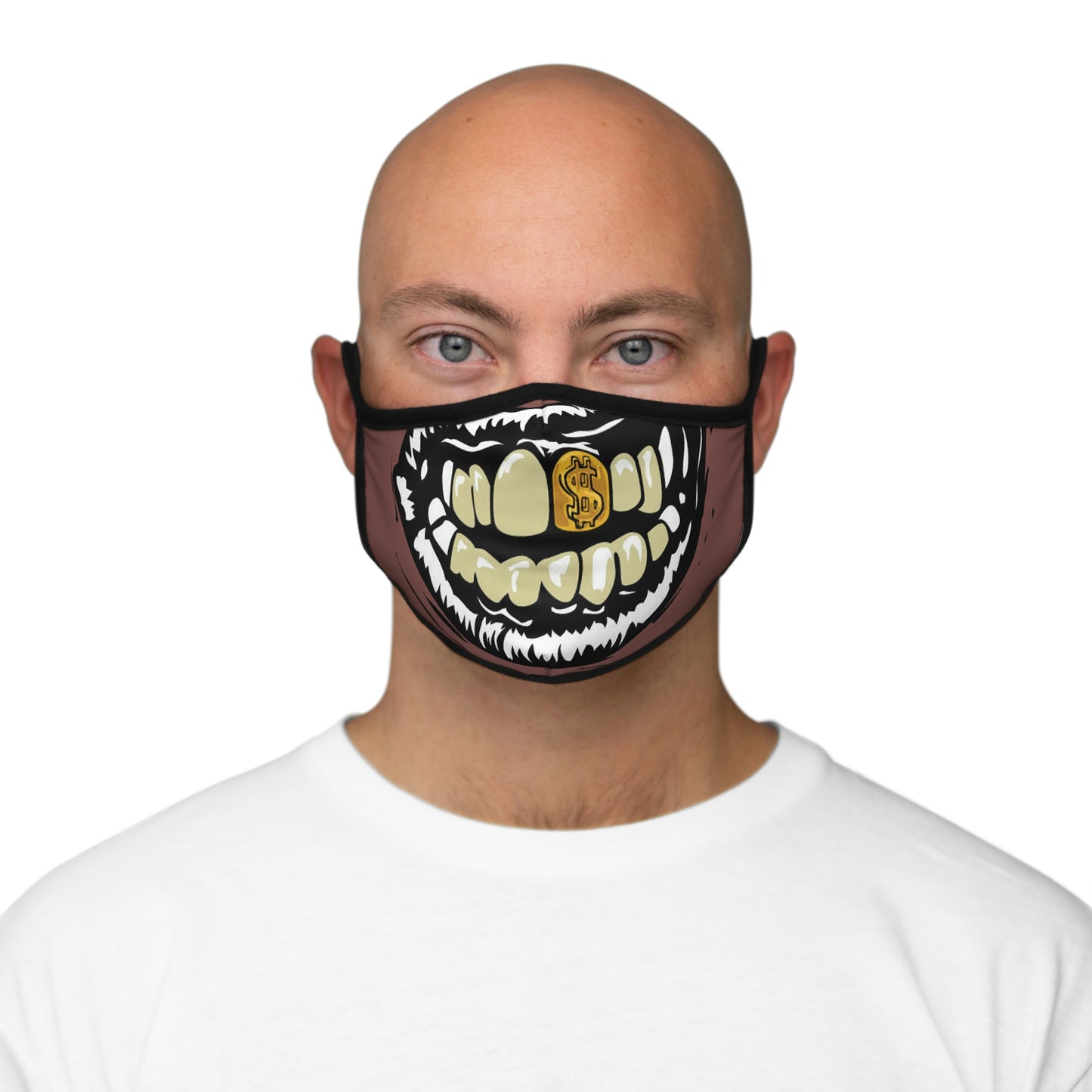 Fitted Polyester Face Mask Mr Nasty Time