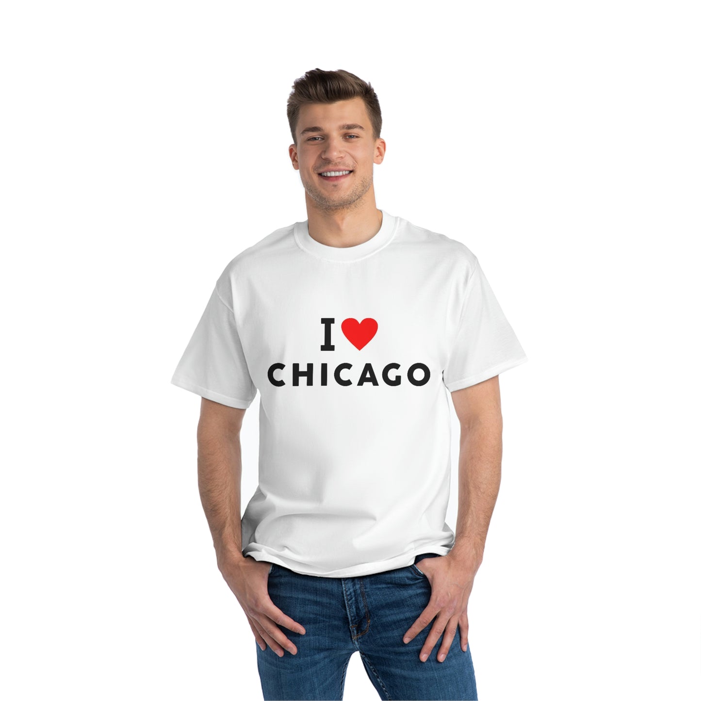 223 Beefy-T®  Short-Sleeve T-Shirt I Love Chicago