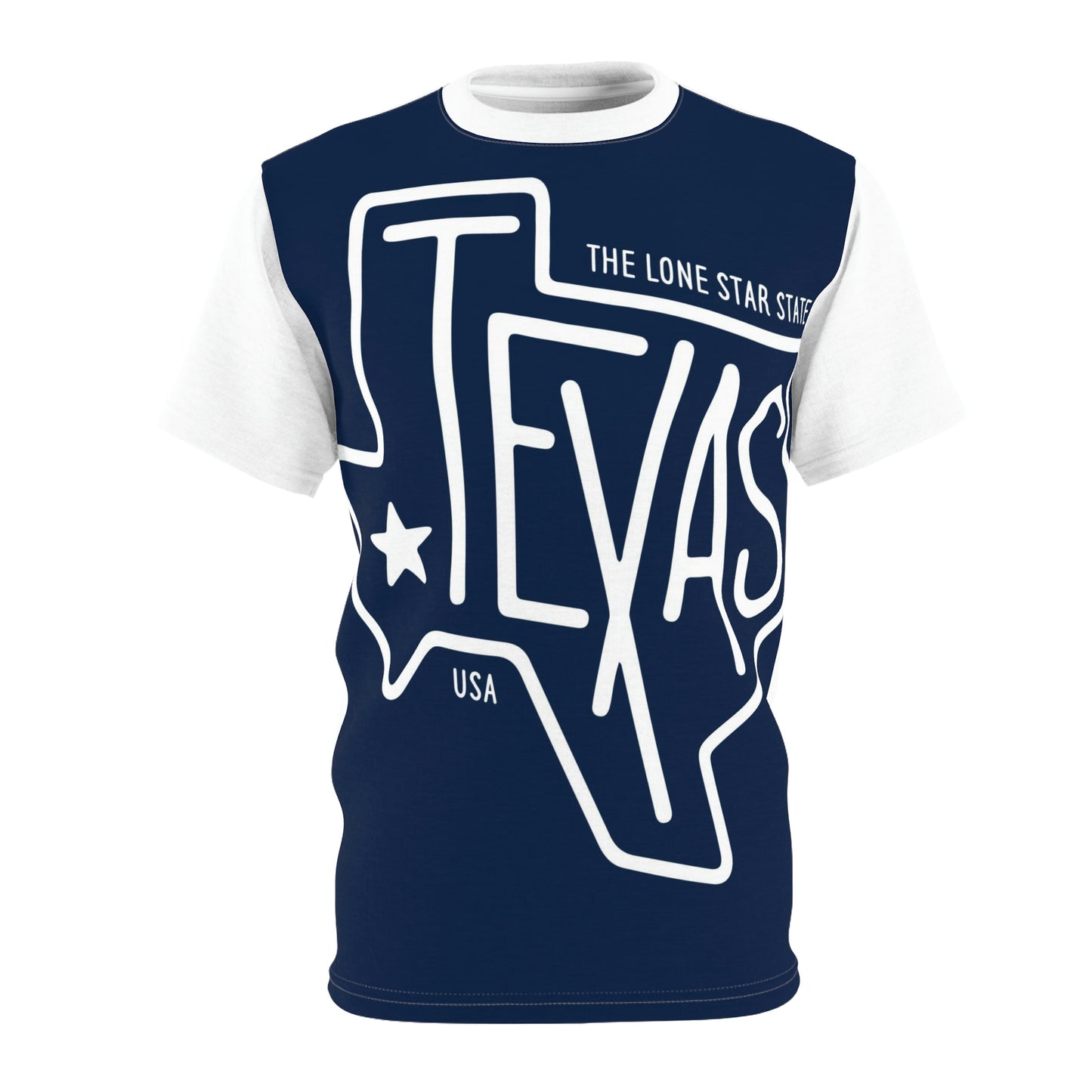 Unisex Cut & Sew Tee (AOP) Big Money Texas