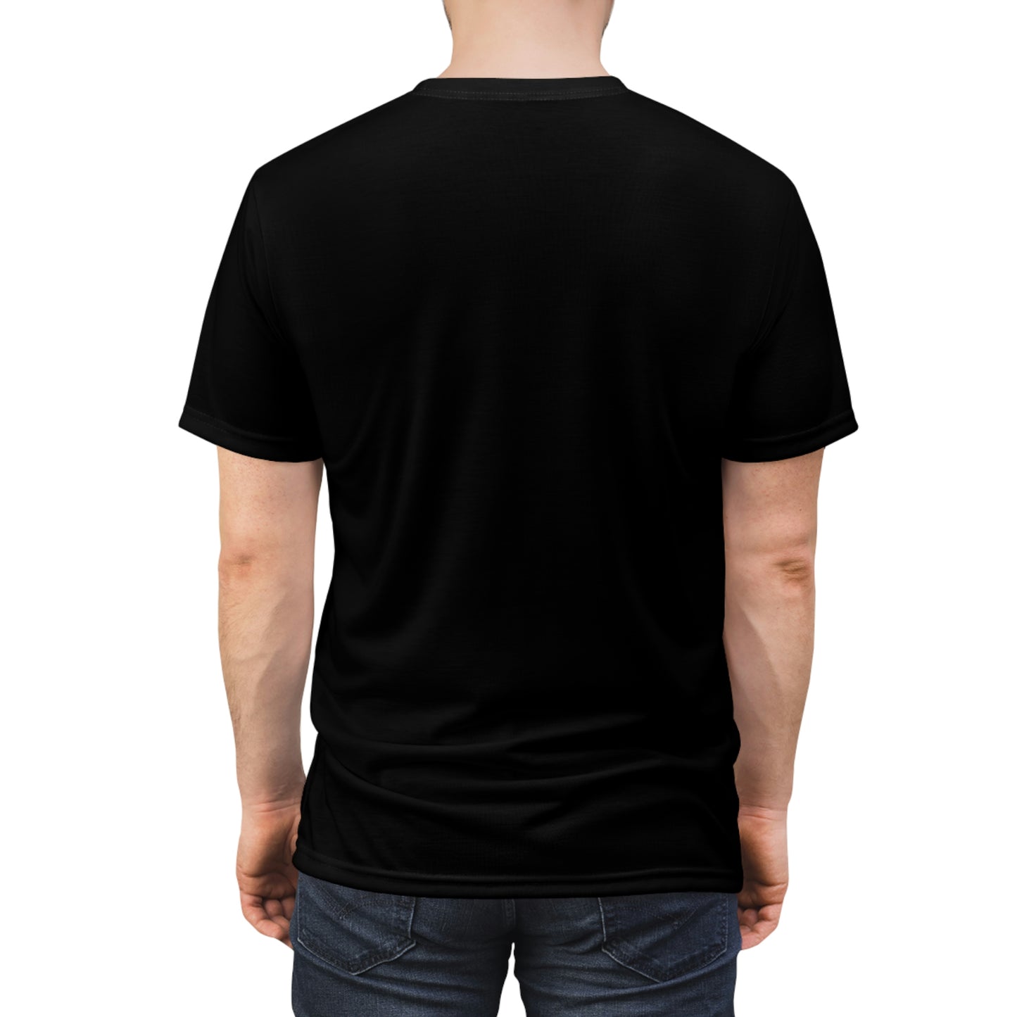 Cut & Sew Tee (AOP) Black Foot