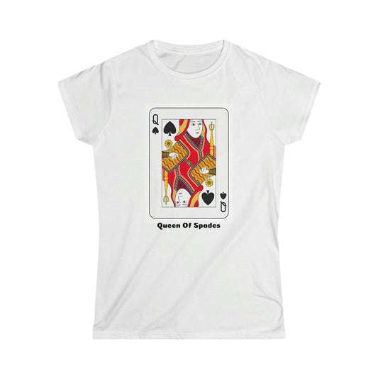 Women's Softstyle Tee Queen Of Spades