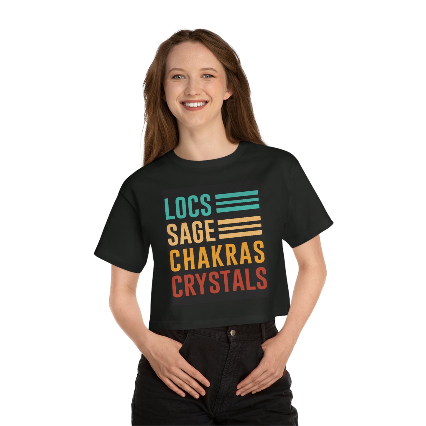 Champion Women's Heritage Cropped T-Shirt Loc'd In