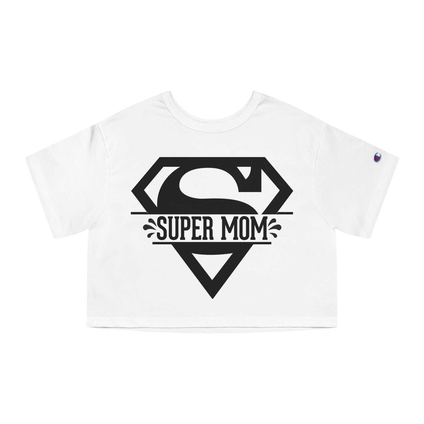 Champion Women's Heritage Cropped T-Shirt Dear Momma