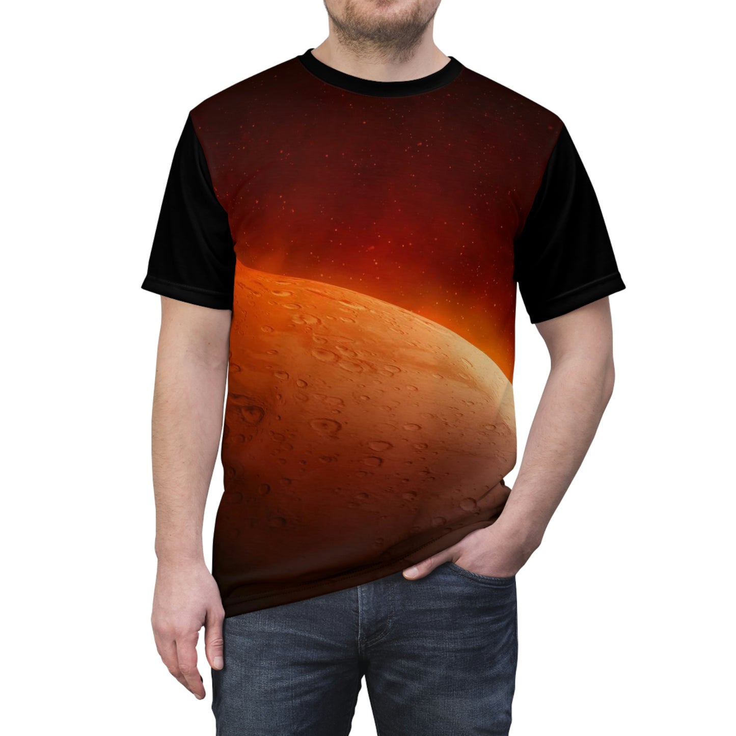 Unisex Cut & Sew Tee (AOP) Brother Mars